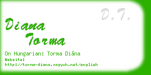 diana torma business card